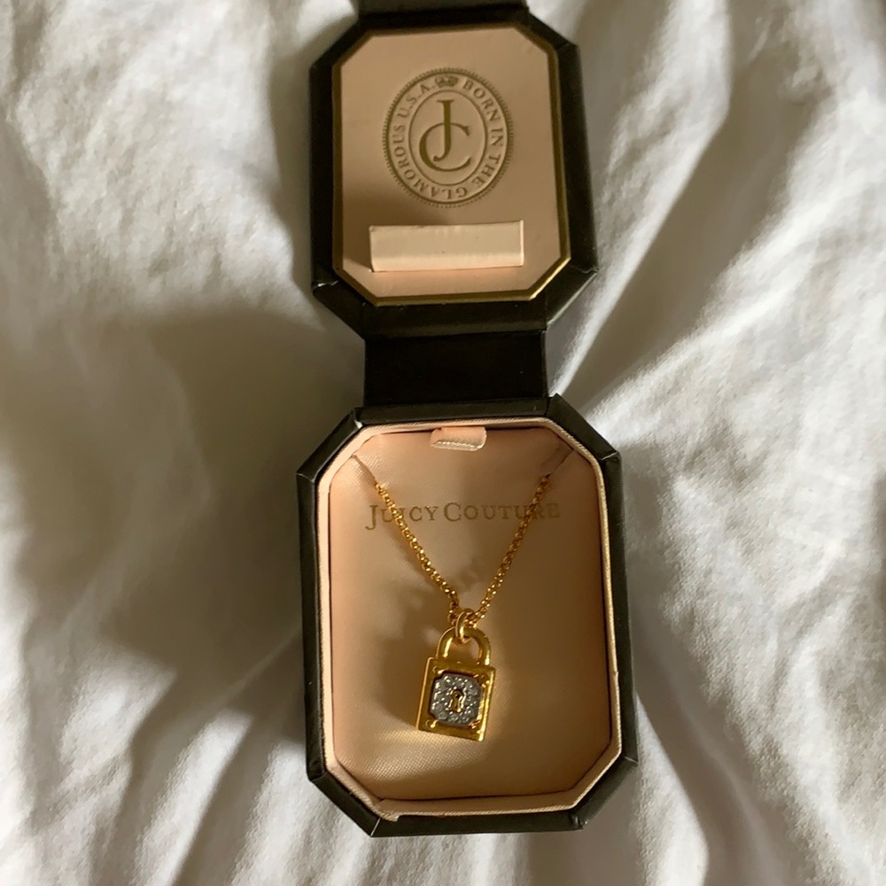 Juicy Couture Lock Necklace
